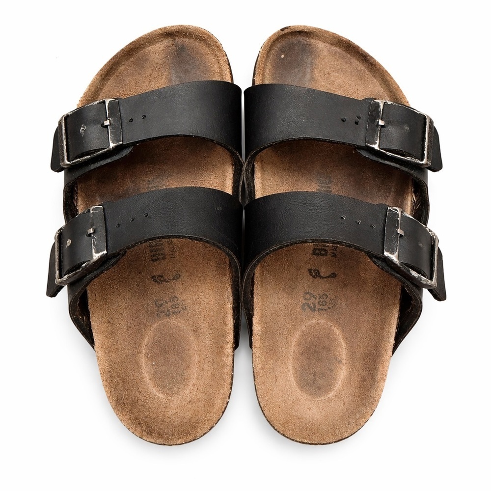 Birkenstock Kids Arizona Sandals Black Size 11.5 Toddler – Well Loved - Picture 3 of 3